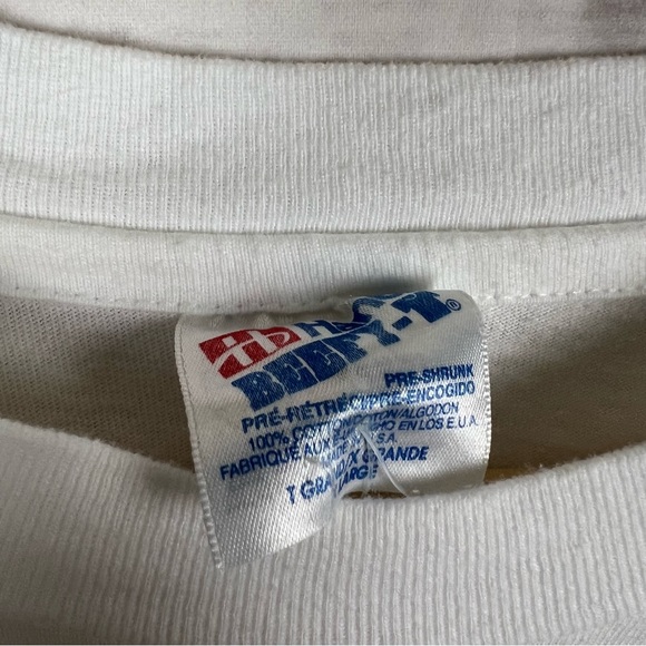 Vintage 1990s RARE Washington DC Starry Night Art T-Shirt XL - Picture 5 of 5